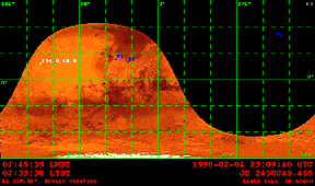Mars clock snapshot